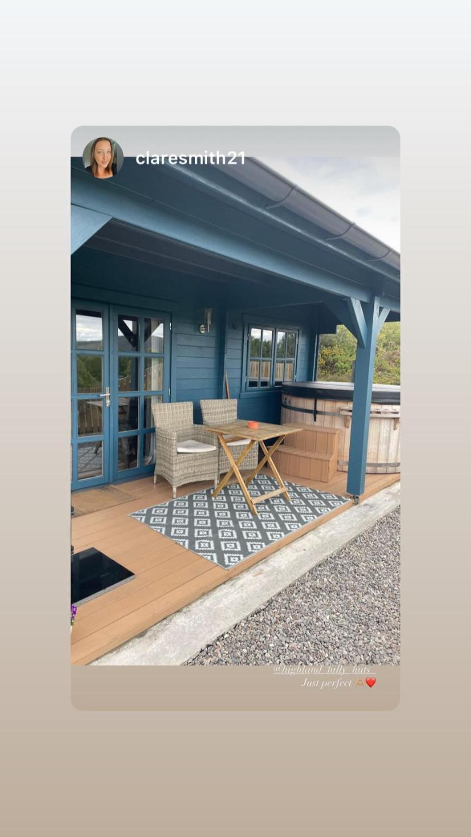 אינברנס Retreat Hot Tub Highland Cabin מראה חיצוני תמונה